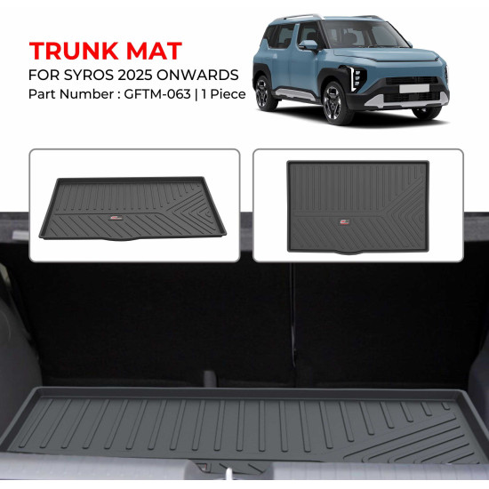  Kia Syros Premium Car Trunk Mat