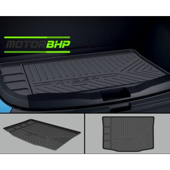 GFX Renault Kiger Life Long Car Rubber Trunk Boot Mats (2021-Onwards)