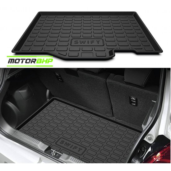 GFX Maruti Suzuki Swift Trunk Boot Mat Black (2018-Onwards)