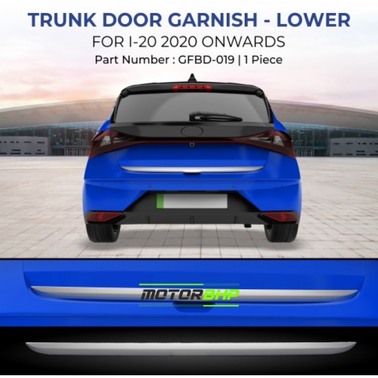 Hyundai i20 (2020 Onwards) Trunk Door Garnish Lower