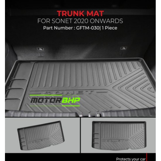 Kia Sonet Trunk Boot Mat (2020 Onwards)