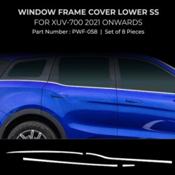 Mahindra XUV700 Chrome Lower Window Garnish (2021-Onwards) Mahindra XUV700 Chrome Lower Window Garnish (2021-Onwards)