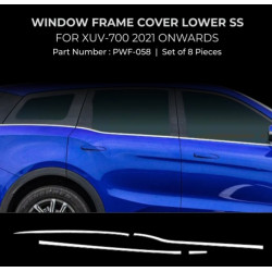 Mahindra XUV700 Chrome Lower Window Garnish (2021-Onwards)