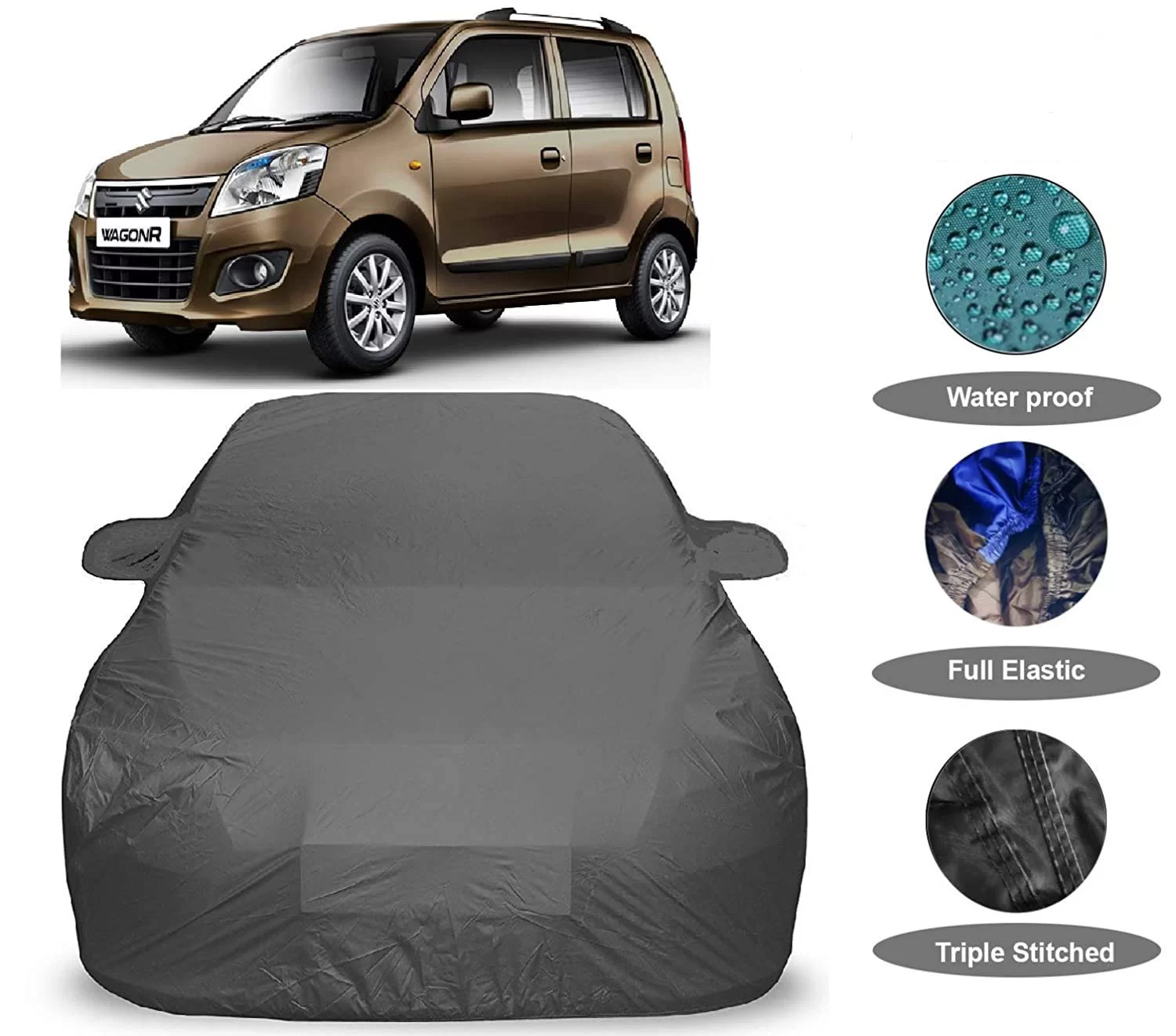 SMIKERS Maruti Suzuki Swift Car Cover Waterproof / Swift Cover Waterproof / Swift  Car Body Cover Waterproof / Swift Car Cover / Swift Body Cover Waterproof /  Waterproof Car Cover For Swift /