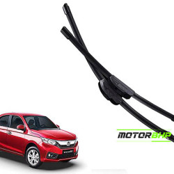 STARiD Wiper Blade Framless For Honda Amaze (Size 22' and 14'' ) Black  STARiD Wiper Blade Framless For Honda Amaze (Size 22' and 14'' ) Black