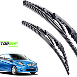 STARiD Wiper Blade Framless For Honda Amaze (Size 22' and 14'' ) Black  STARiD Wiper Blade Framless For Honda Amaze (Size 22' and 14'' ) Black