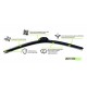  STARiD Wiper Blade Framless For Mahindra XUV 500 (Size 26'' and 18'' ) Black