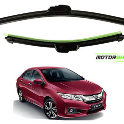 STARiD Wiper Blade Framless For Honda City (Size 24' and 14'' ) Black  STARiD Wiper Blade Framless For Honda City (Size 24' and 14'' ) Black