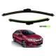  STARiD Wiper Blade Framless For Honda City (Size 24' and 14'' ) Black