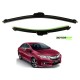  STARiD Wiper Blade Framless For Honda City (Size 24' and 14'' ) Black