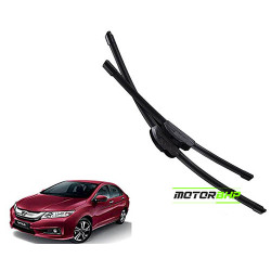STARiD Wiper Blade Framless For Honda City (Size 22' and 14'' ) Black  STARiD Wiper Blade Framless For Honda City (Size 22' and 14'' ) Black