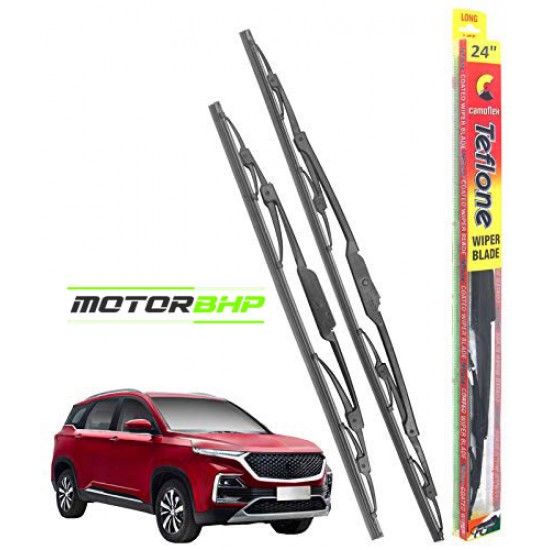  STARiD Wiper Blade Framless For MG Hector (Size 24'' and 16'' ) Black