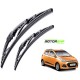 Wiper Blade Framless For Hyundai Grand i10 (Size 22' and 16'' ) Black