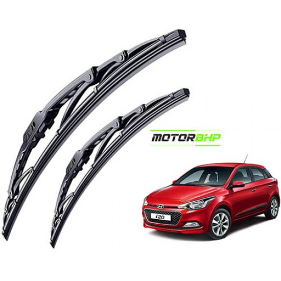  Wiper Blade Framless For Hyundai I20 Elite (Size 24' and 16'' ) Black