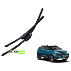 STARiD Wiper Blade Frameless For Tata Nexon EV (Size 24''and 16'' ) Black  STARiD Wiper Blade Frameless For Tata Nexon EV (Size 24''and 16'' ) Black