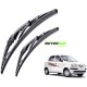  STARiD Wiper Blade Framless For Hyundai Santro Xing (Size 24' and 16'' ) Black