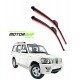  Wiper Blade Frameless For Mahindra Scorpio (Size 20'' and 20'' ) Black