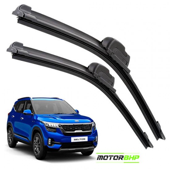  STARiD Wiper Blade Framless For KIA Seltos (Size 24'' and 18'' ) Black