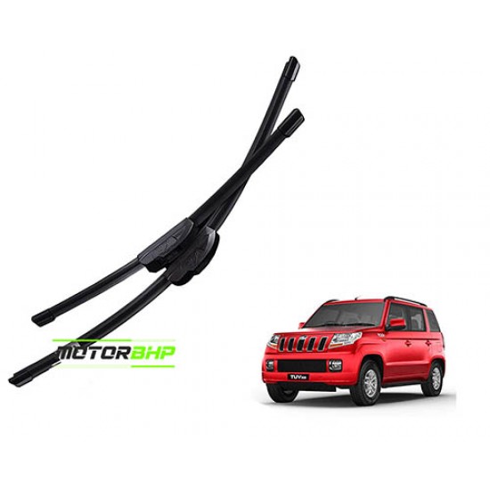  STARiD Wiper Blade Framless For Mahindra TUV-300 (Size 20'' and 18'' ) Black