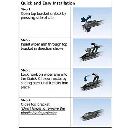  STARiD WIPER BLADE FRAMELESS (24"+16")