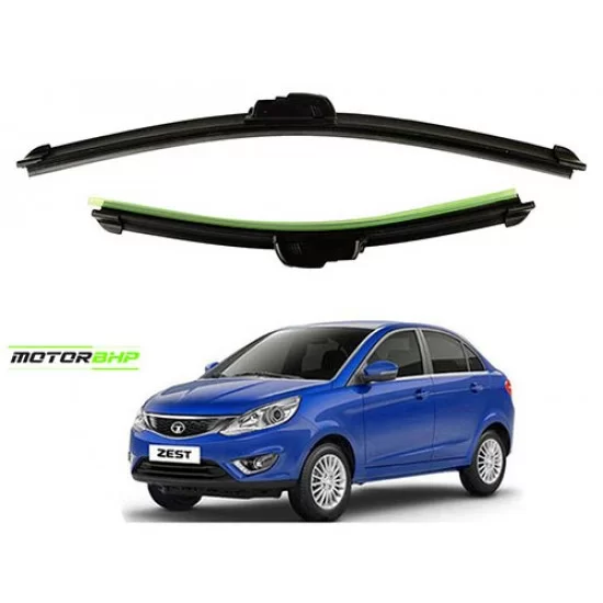  STARiD Wiper Blade Frameless For Tata Zest (Size 22''and 16'' ) Black