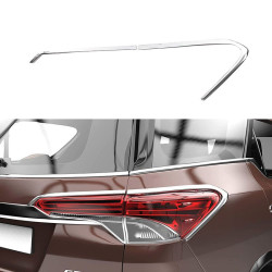 Galio Toyota Fortuner (2016 Onwards) Tail Light Chrome Cover   Galio Toyota Fortuner (2016 Onwards) Tail Light Chrome Cover