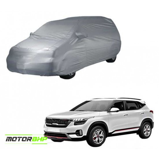 Kia Seltos Body Protection Waterproof Car Cover (Silver)