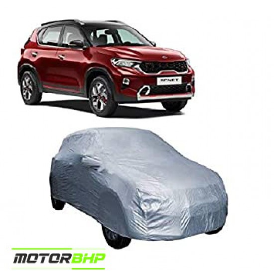 Kia Sonet Body Protection Waterproof Car Cover (Silver)