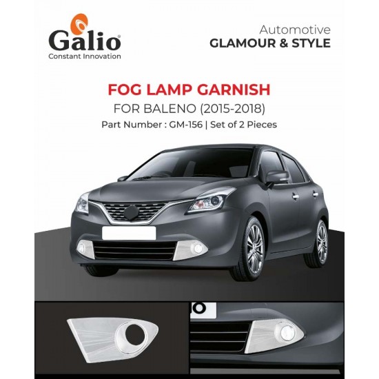  Galio Maruti Suzuki Baleno Chrome Accessories Combo Kit  (Set of 7 items) (2015-Onwwards)