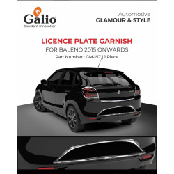 Galio Maruti Suzuki Baleno Lisence Plate Garnish (2015-Onwards)