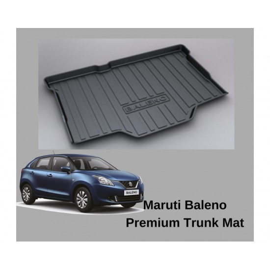 GFX Maruti Suzuki Baleno Trunk Boot Mat Black (2015-Onwards)