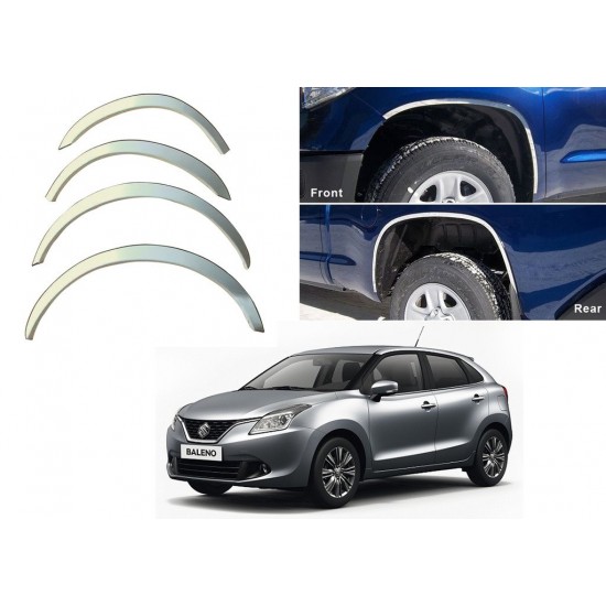 Galio Maruti Suzuki Baleno Wheel Arches Fender Trim Chrome (2015-Onwards)