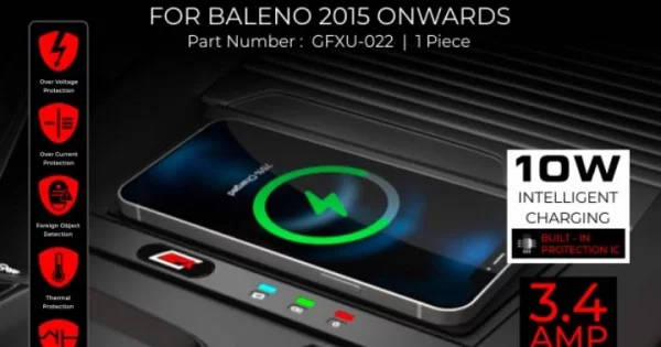 Buy Maruti Suzuki Baleno Wireless Car Charger Accessories