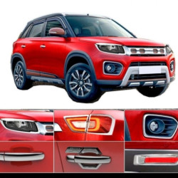 GFX Maruti Suzuki Brezza Chrome Accessories Combo Kit (Set of 6 items) (2020-Onwards) GFX Maruti Suzuki Brezza Chrome Accessories Combo Kit (Set of 6 items) (2020-Onwards)