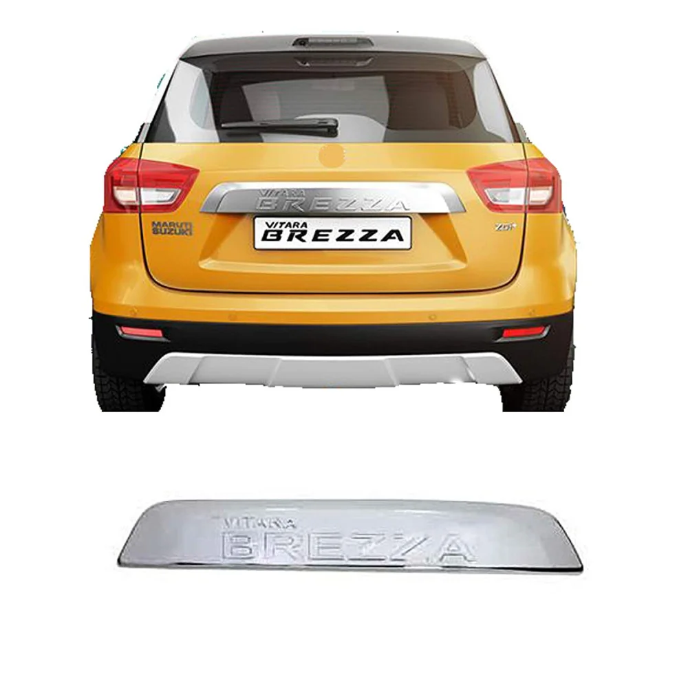 Buy Maruti Suzuki Brezza Licence Plate Garnish Car Accessories