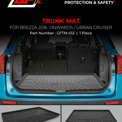 GFX Maruti Suzuki Brezza Trunk Boot Mat Black (2016-Onwards) GFX Maruti Suzuki Brezza Trunk Boot Mat Black (2016-Onwards)