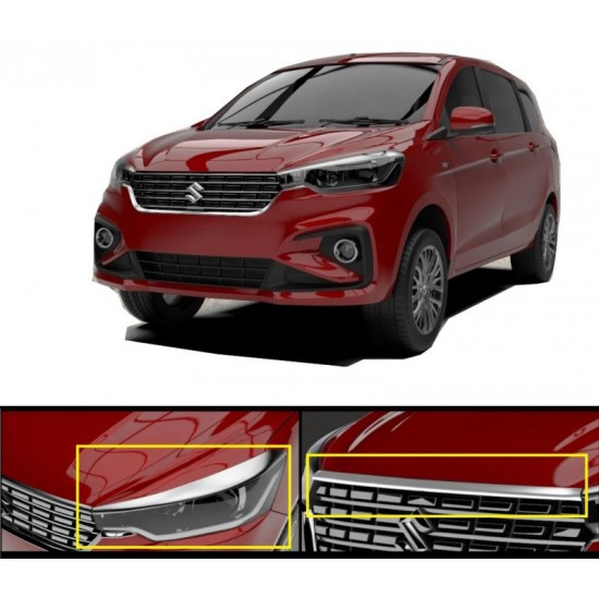 Galio Maruti Suzuki Ertiga Head lamp Kit And Bonnet Garnish (2018-Onwards)