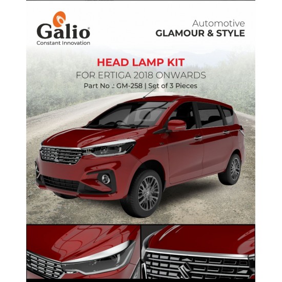 Galio Maruti Suzuki Ertiga Head lamp Kit And Bonnet Garnish (2018-Onwards)