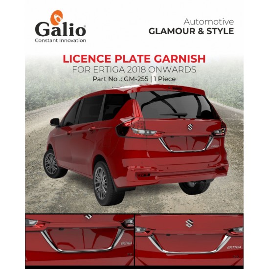 Galio Maruti Suzuki New Ertiga Licence Plate Garnish (2018-Onwards)