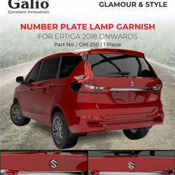 Galio Maruti Suzuki New Ertiga Number Plate Lamp Garnish (2018-Onwards) Galio Maruti Suzuki New Ertiga Number Plate Lamp Garnish (2018-Onwards)