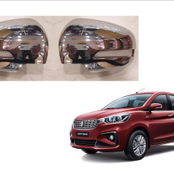 GFX Maruti Suzuki Ertiga OVRM Chrome Cover With Indicators Cuts (2018-Onwards)  GFX Maruti Suzuki Ertiga OVRM Chrome Cover With Indicators Cuts (2018-Onwards)