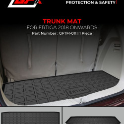 GFX Maruti Suzuki Ertiga Trunk Boot Mat Black (2018-Onwards) GFX Maruti Suzuki Ertiga Trunk Boot Mat Black (2018-Onwards)