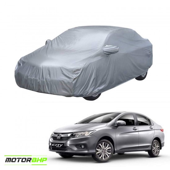 Honda City 2009-2013 Body Protection Waterproof Car Cover (Silver)