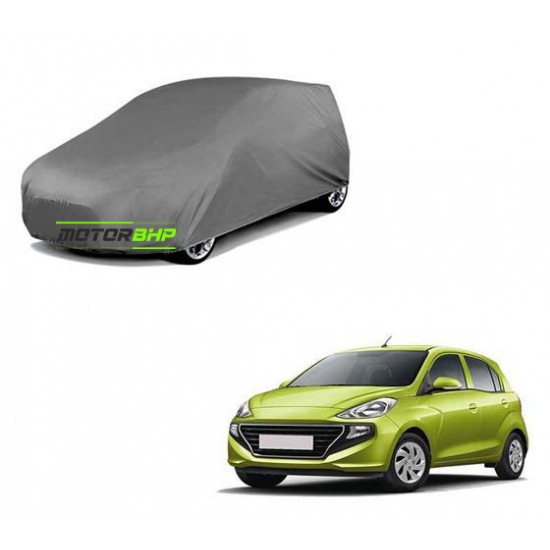 Hyundai Santro 2018 Body Protection Waterproof Car Cover (Grey)