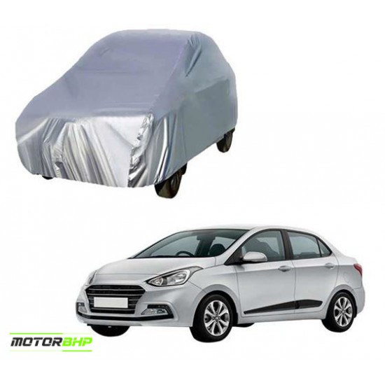 Hyundai Xcent Body Protection Waterproof Car Cover (Silver)