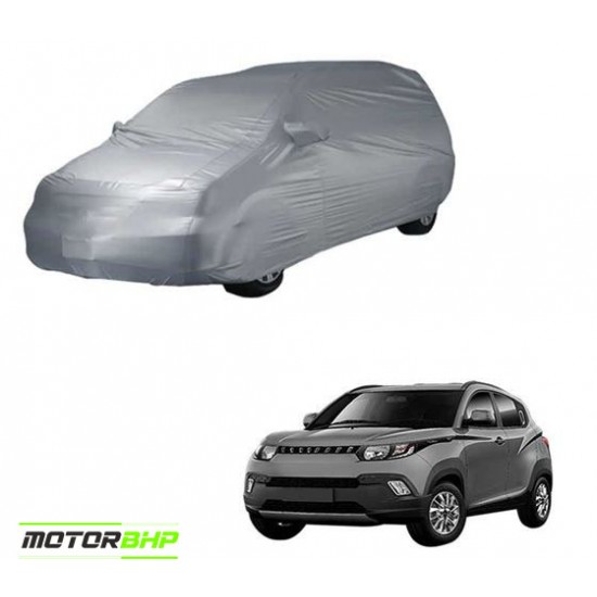 Mahindra KUV100 Body Protection Waterproof Car Cover (Silver)