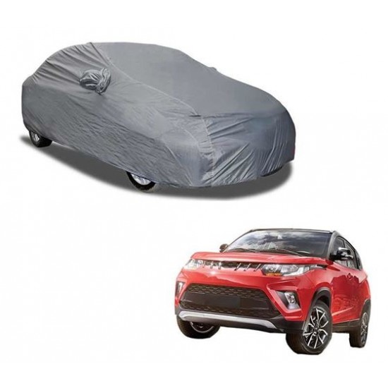 Mahindra KUV100 Body Protection Waterproof Car Cover (Grey)