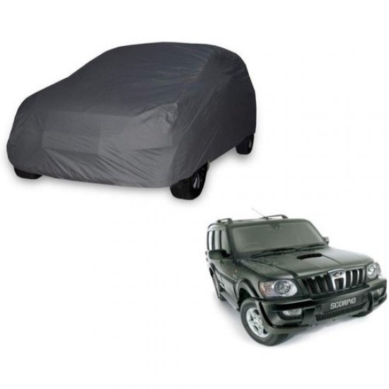 Mahindra Scorpio Body Protection Waterproof Car Cover (Grey)