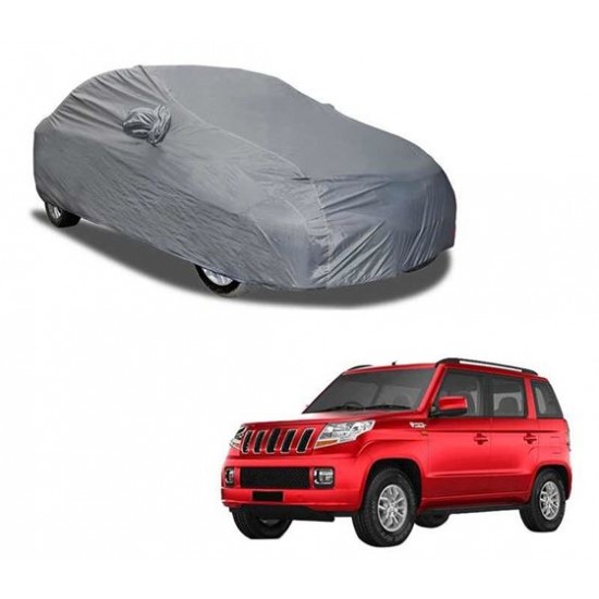 Mahindra TUV300 Body Protection Waterproof Car Cover (Grey)