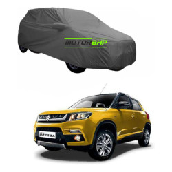 Maruti Suzuki Brezza Body Protection Waterproof Car Cover (Grey)